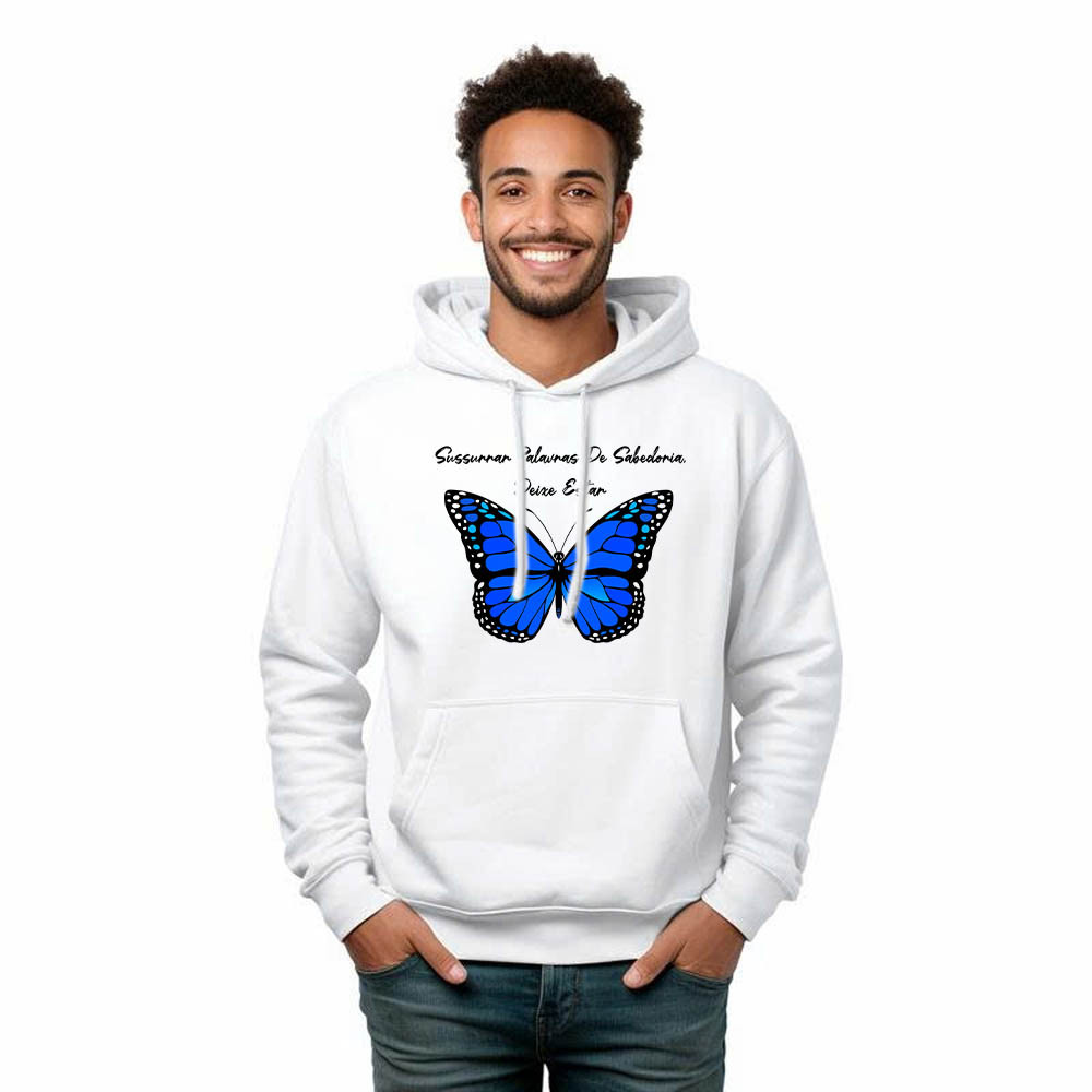 Butterfly Sussurrar Palavras De Sabedoria Deixe Estar Hoodie Butterfly Daughter To Mum Gifts