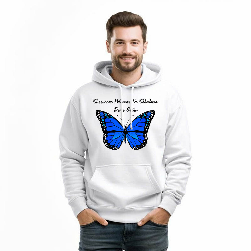 Butterfly Sussurrar Palavras De Sabedoria Deixe Estar Hoodie Butterfly Daughter To Mum Gifts