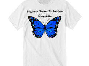 Butterfly Sussurrar Palavras De Sabedoria Deixe Estar T-Shirt Butterfly Gift For Daughter