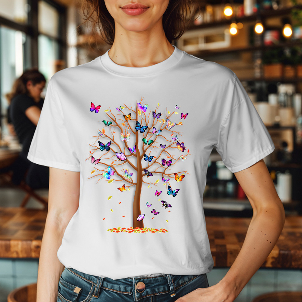 Butterfly Tree Shirt Apparel Butterfly Presents For Daughter
