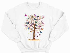 Butterfly Tree Sweatshirt Apparel Butterfly Graphic Tee Gift Ideas For Son In Law