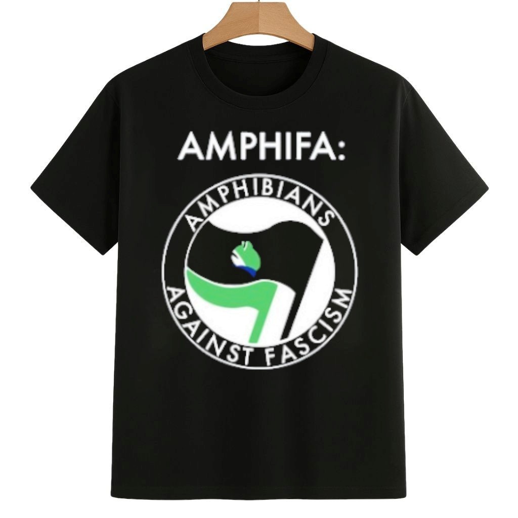Amphifa Amphibians Against Fascism Anti ICE Shirt Anti Fascism Frog Merch