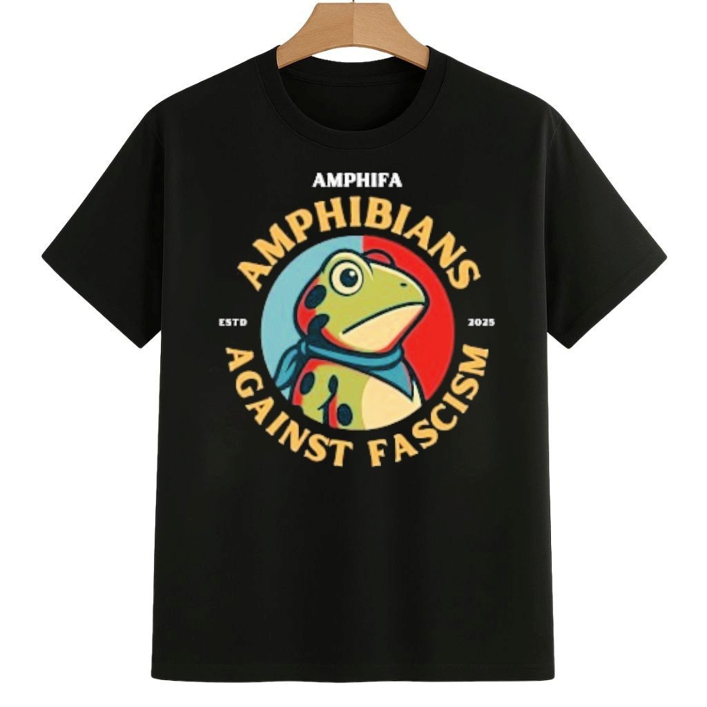 Amphifa Amphibians Against Fascism Portland Frog Protest Shirt Anti ICE Frog Merch