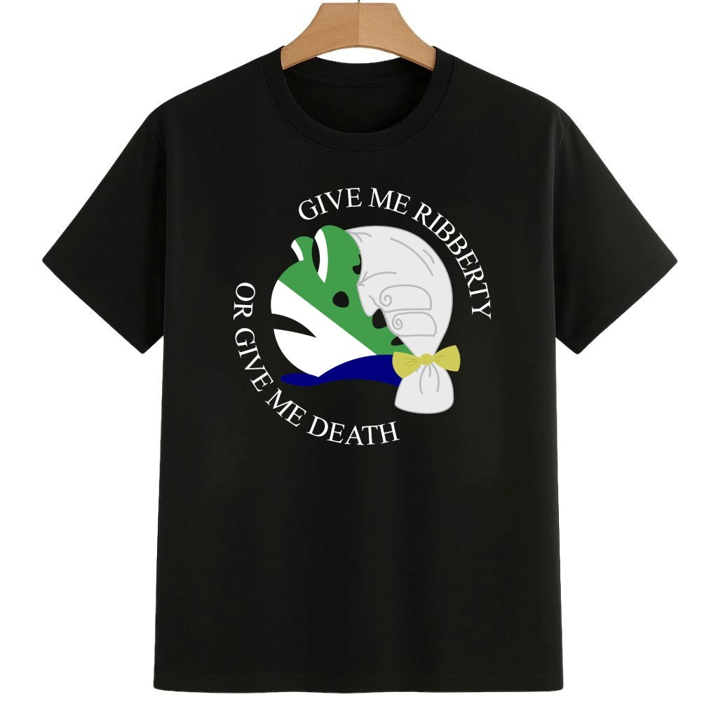 Amphifa Give Me Ribberty Or Give Me Death Portland Frog Anti ICE Shht Anti Fascism Frog Merch