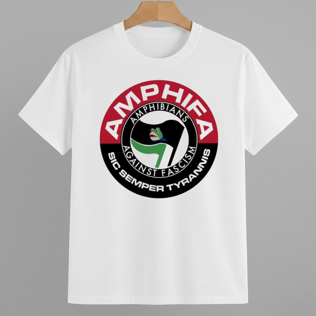 Amphifa Sic Semper Tyrannis Amphibians Against Fascism Portland Frog Shirt Anti Fascism Frog Merch