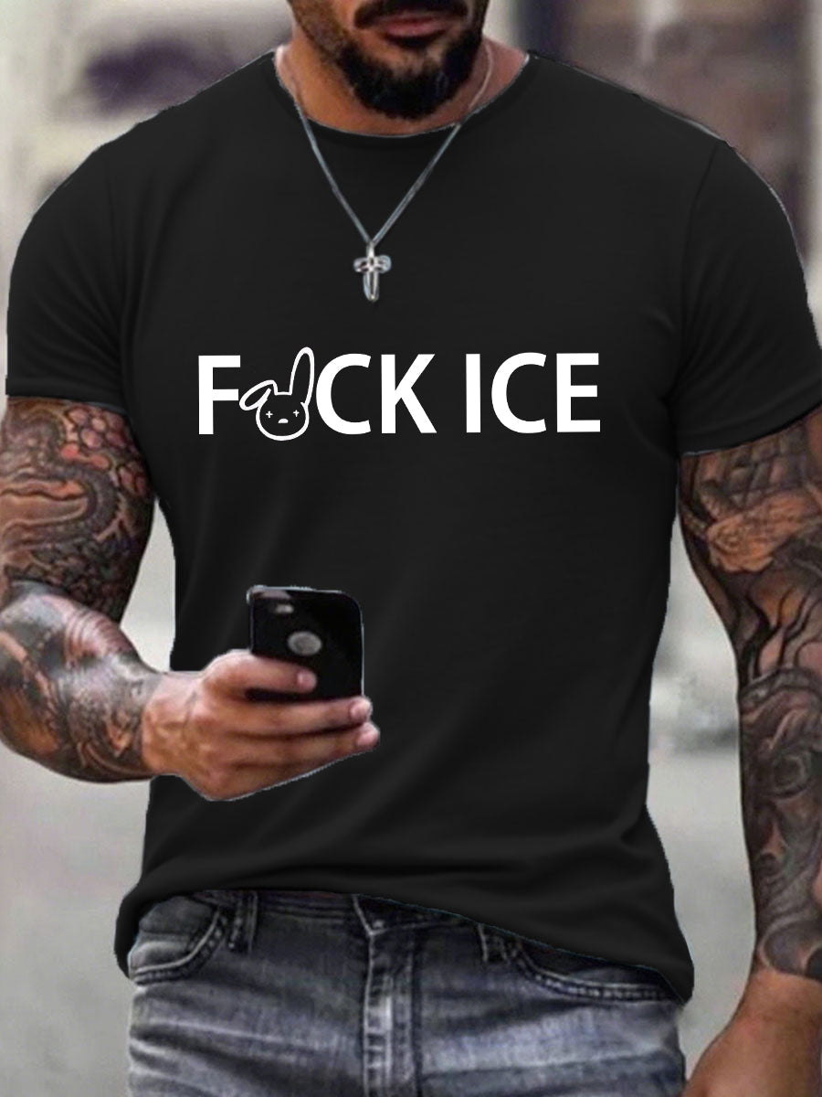 Bunny Resist T-Shirt 8647 F ICE Shirt Gifts for Liberal Women Men