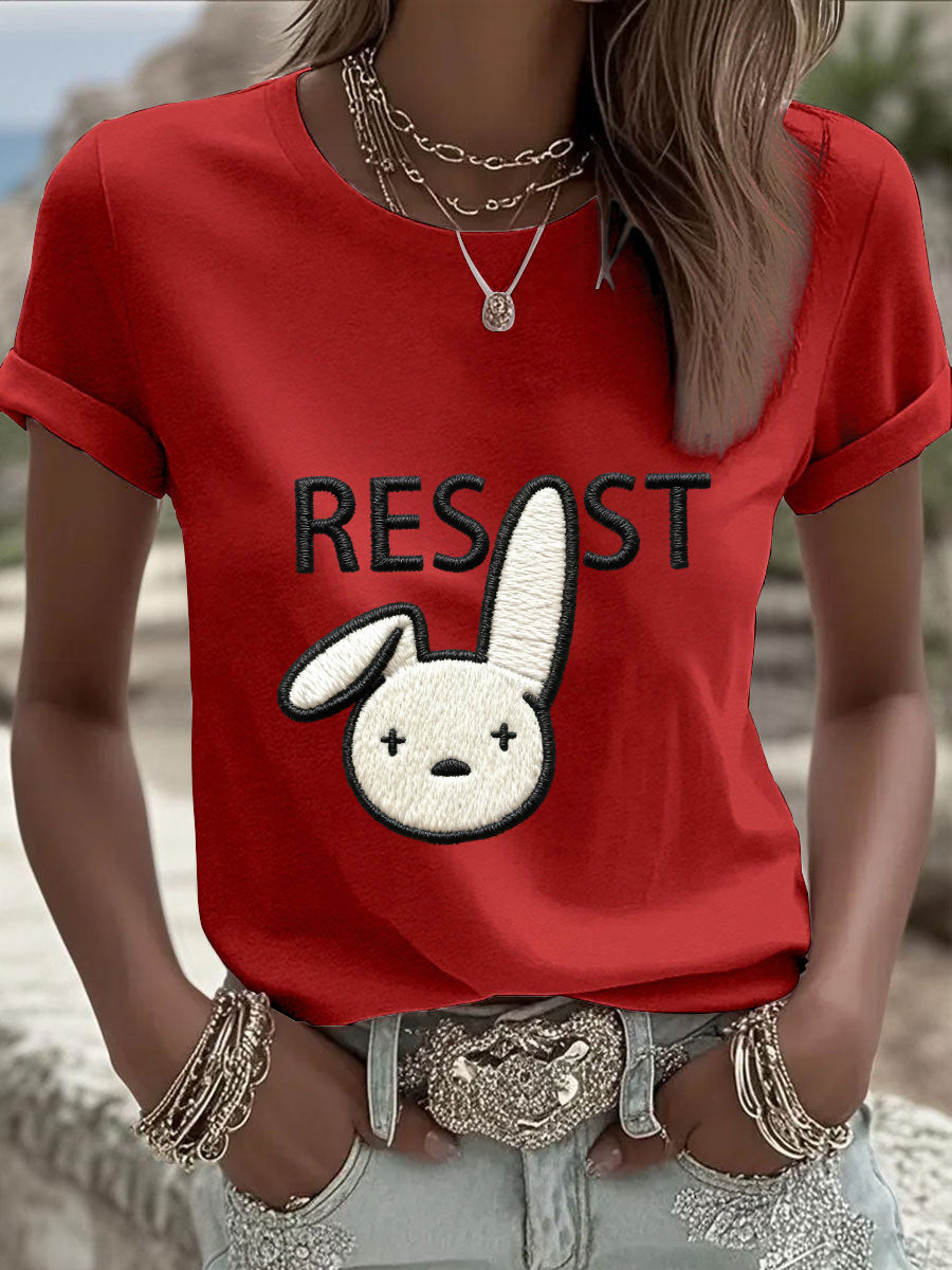 Bunny Resist T-Shirt 8647 Shirt Anti ICE Merch Gifts For Activists