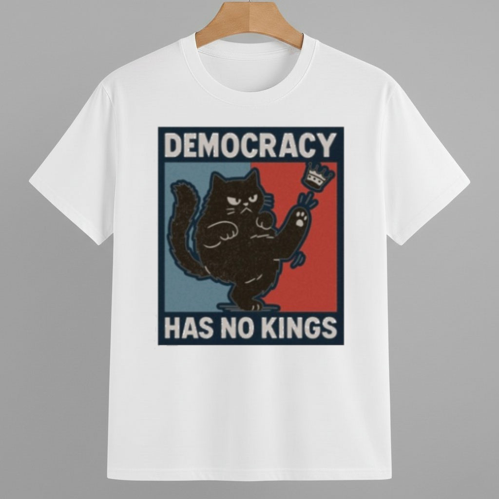 Democracy Has No King In America FDT Anti Trump Shirt Anti Fascism Frog Merch
