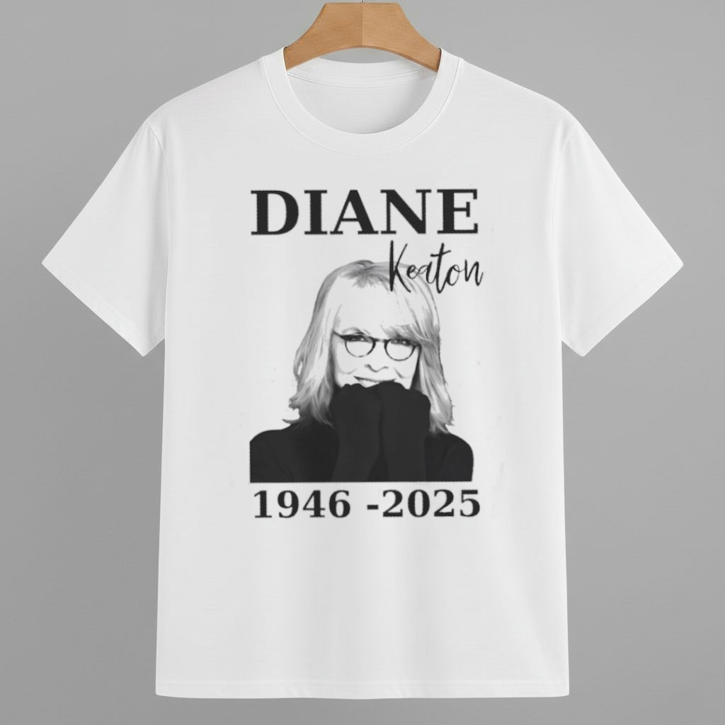 Diane Keaton Tribute 1945-2025 Shirt Pro Democracy Frog Merch