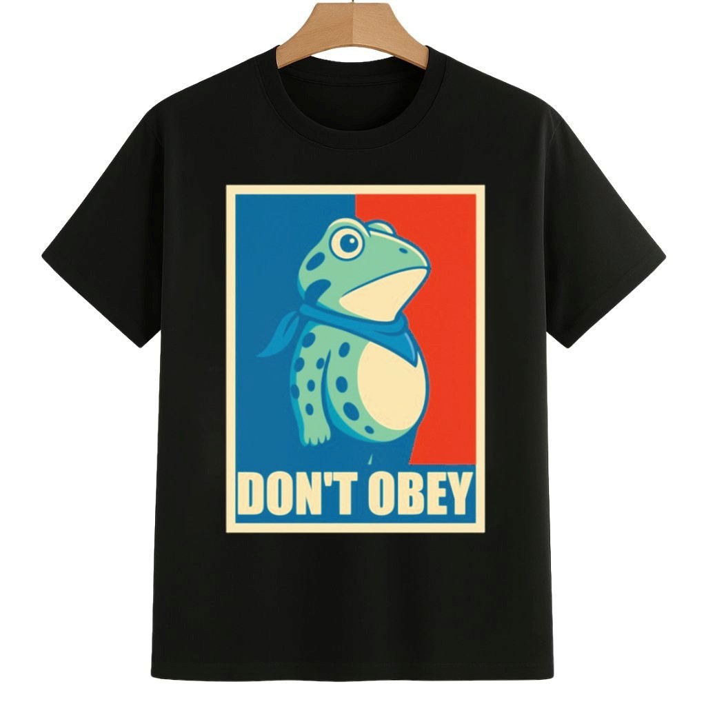 Don't Obey Portland Frog Anti ICE Shirt No Kings 8647 Movement Merch