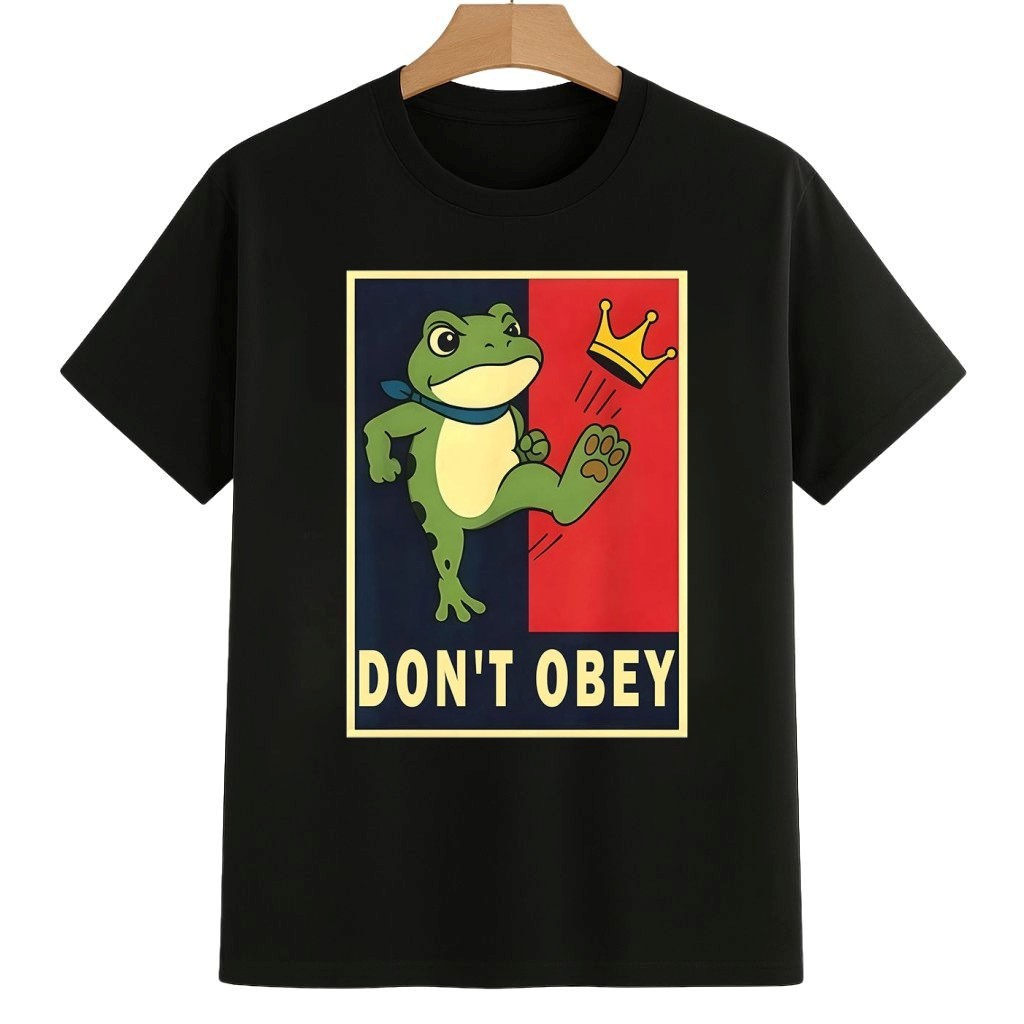 Don't Obey Portland Frog Protest Shirt 8647 Freedom Movement Merch