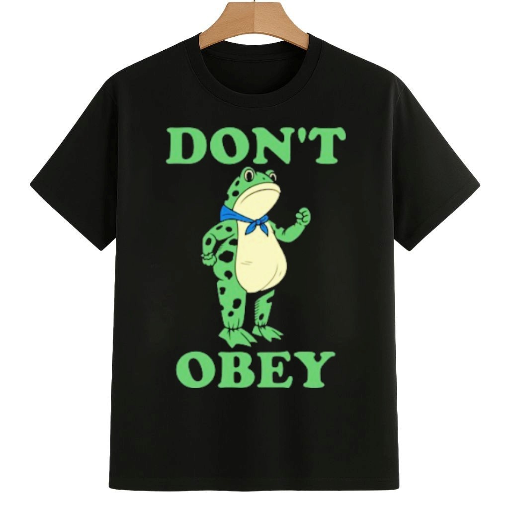 Don't Obey Portland Frog Resistance Anti ICE Shirt No Kings 8647 Movement Merch