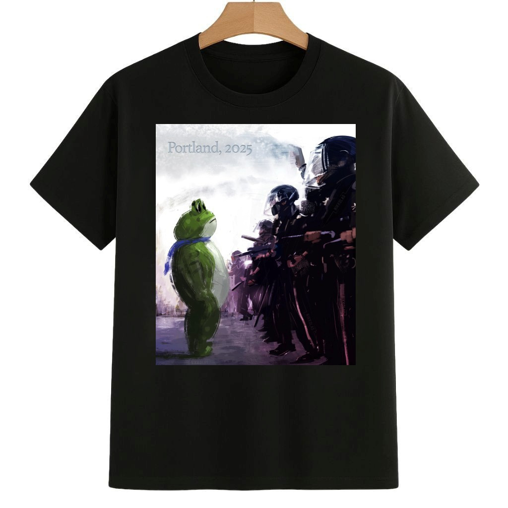 Frog Portland, 2025 Anti ICE Shirt No Kings 8647 Movement Merch