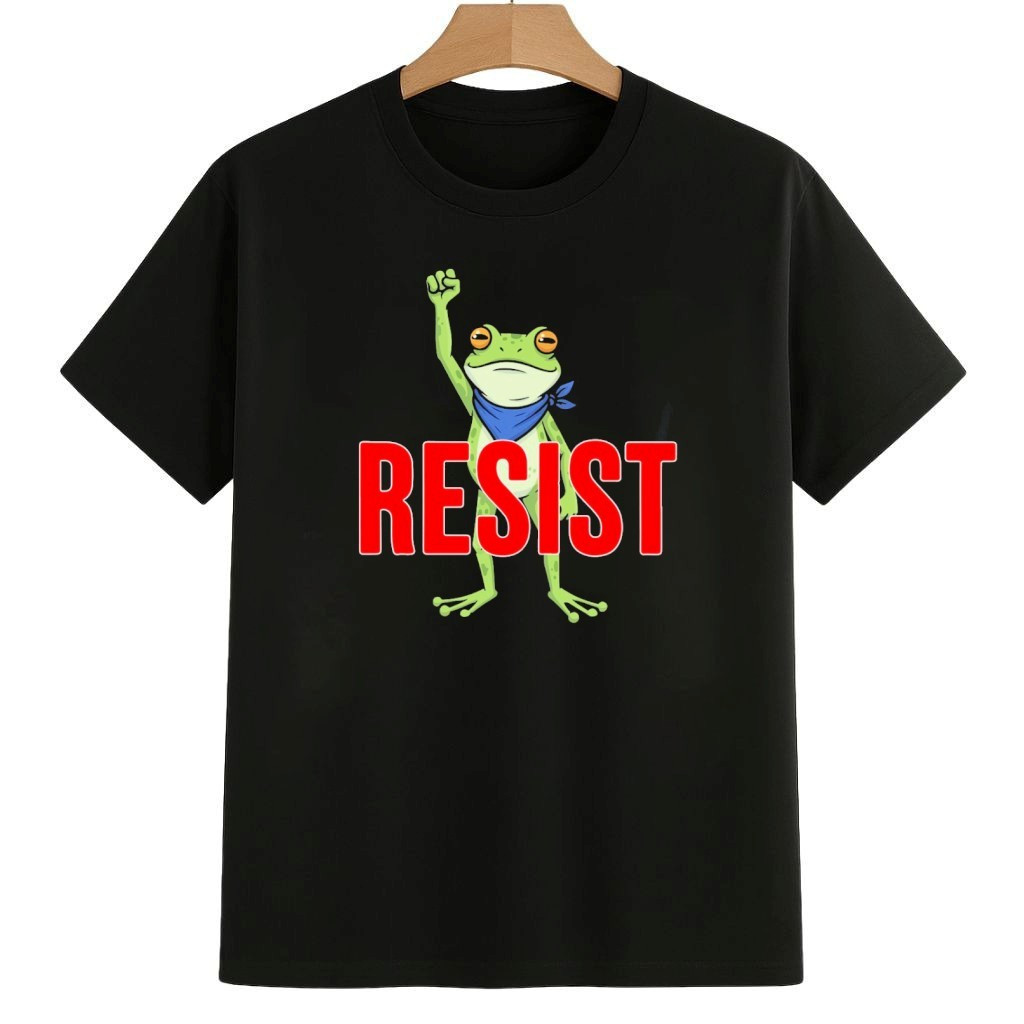 Frog Resist Ringer Political Shirt 8647 Freedom Movement Merch