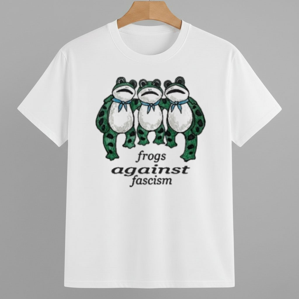 Frogs Against Fascism in Portland Shirt Anti ICE Frog Merch