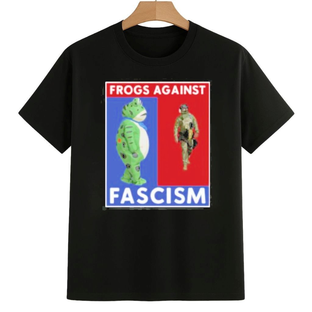Frogs Against Fascism Portland Frog Protest Anti ICE Shirt Pro Democracy Frog Merch