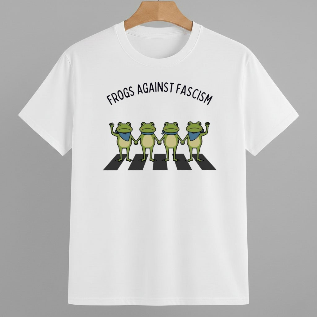 Frogs against Fascism Portland Frog Shirt Pro Democracy Frog Merch