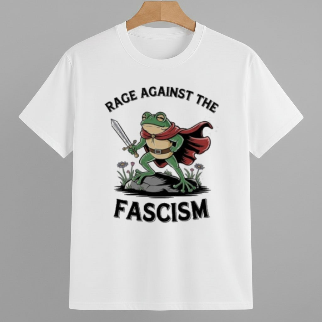 Frogs protest against ICE in Portland Rage Against The Fascism Shirt Anti Fascism Frog Merch