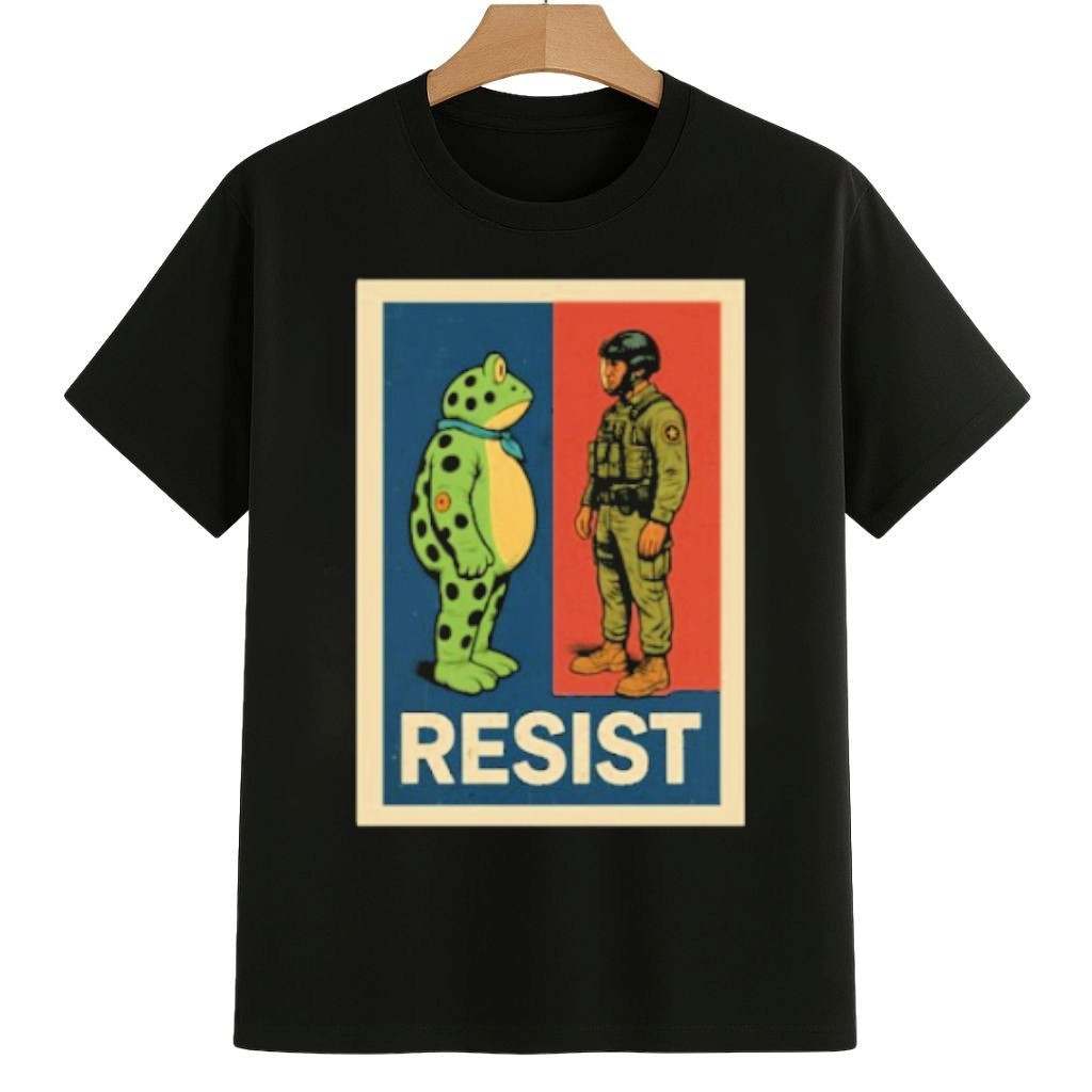 Frogs Resist Anti ICE Shirt Anti Fascism Frog Merch