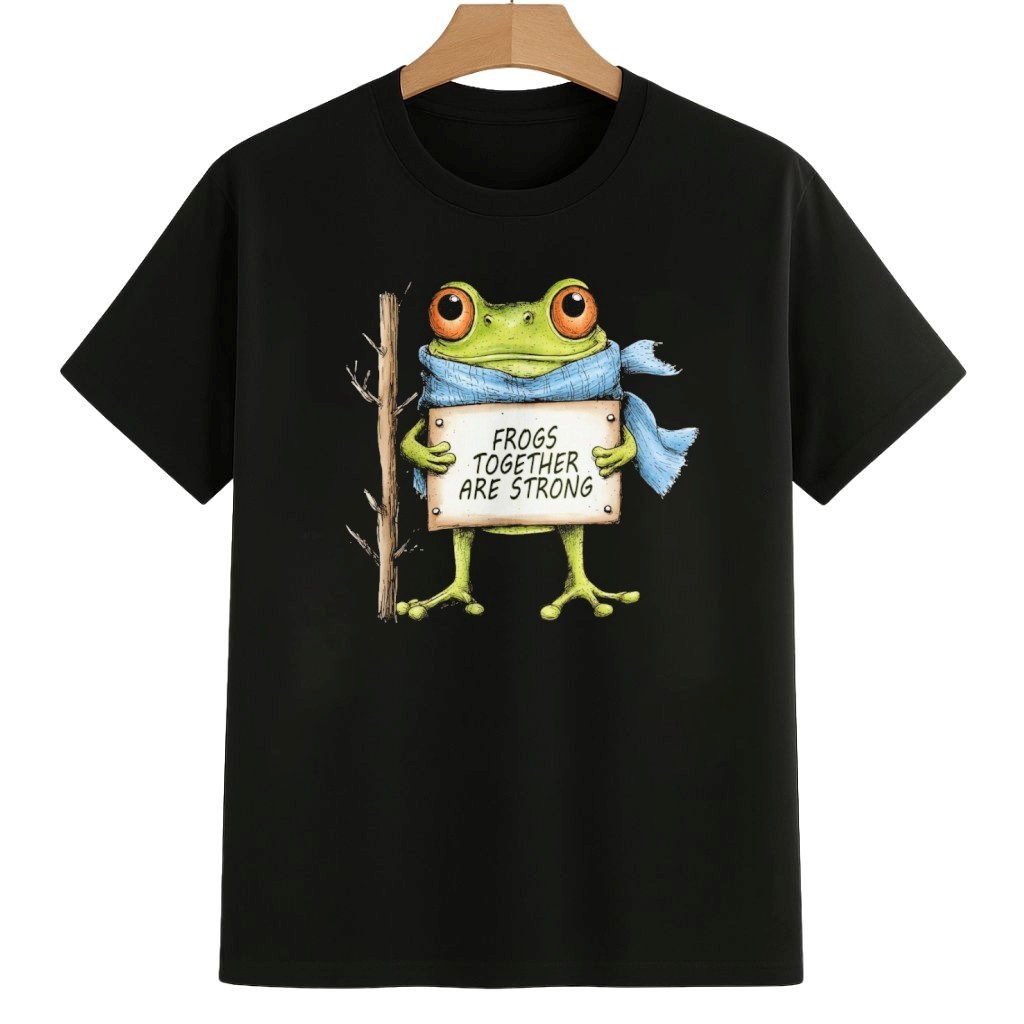 Frogs Together Are Strong Anti ICE Shirt Pro Democracy Frog Merch