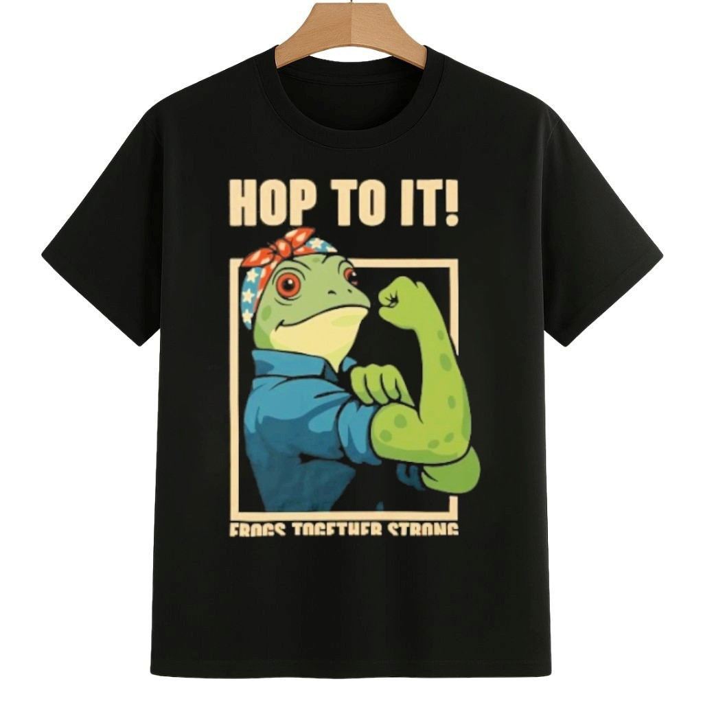 HOP To It Frogs Together Strong Anti ICE Shirt 8647 Freedom Movement Merch