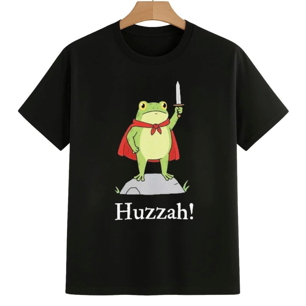 Huzzah Frog Knight Portland Frog Shirt 8647 Freedom Movement Merch