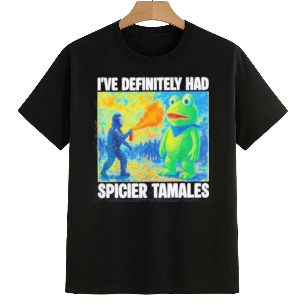 I've Definitely Had Spicier Tamales Portland Frog Anti-ICE Shirt 8647 Freedom Movement Merch
