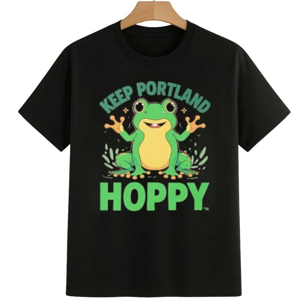 Keep Portland Hoppy Portland Frog Shirt 8647 Freedom Movement Merch