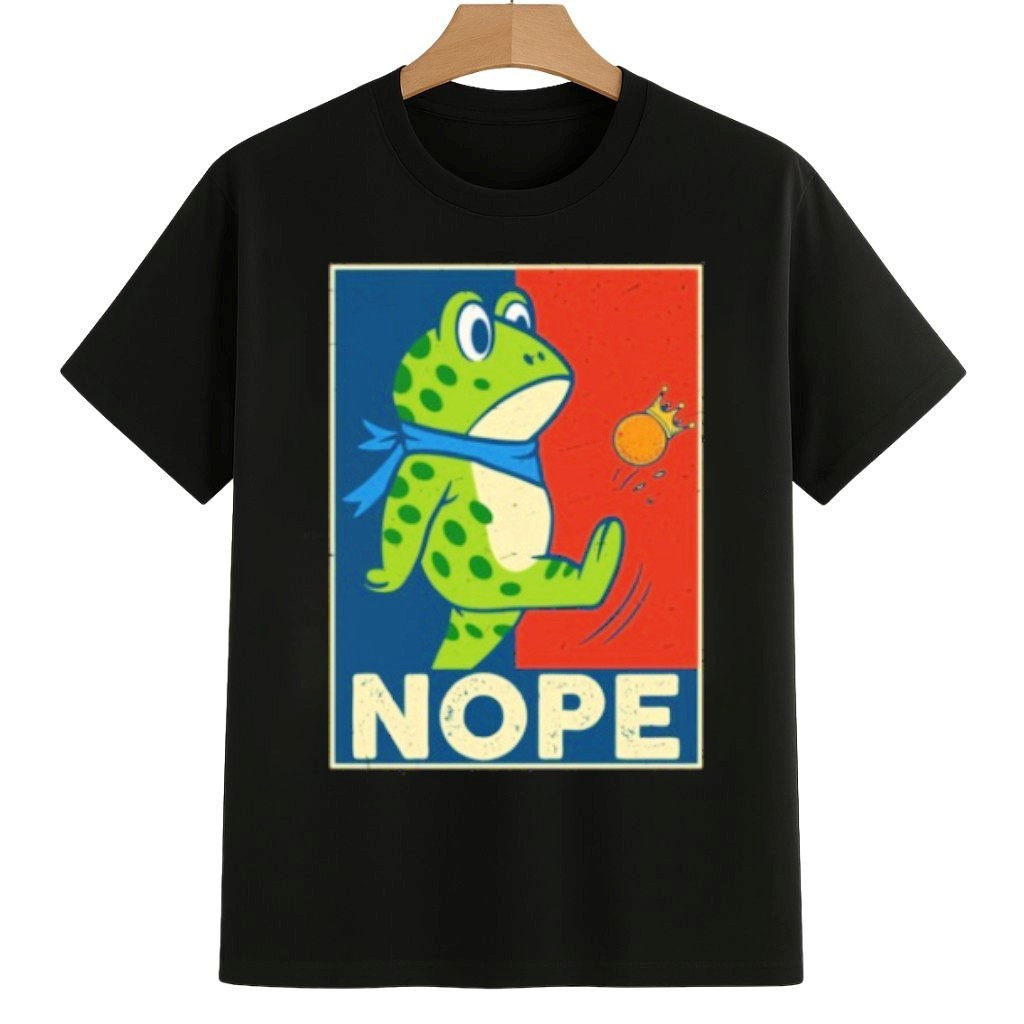No kings Portland Frog Protest Resist Nope Shirt Anti Fascism Frog Merch