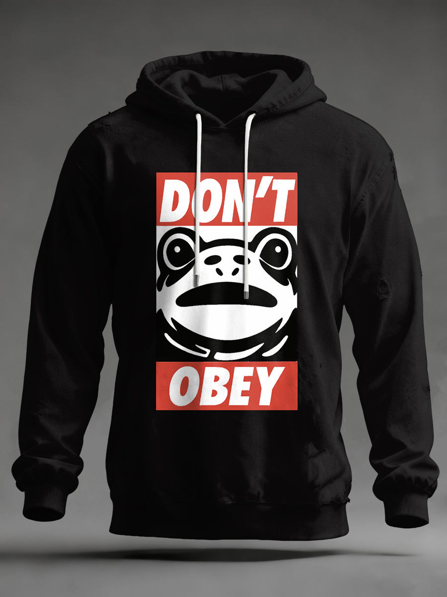 Portland Frog Hoodie Polish Frog Don't Obey Hoodie Anti ICE Clothing Gifts For Father