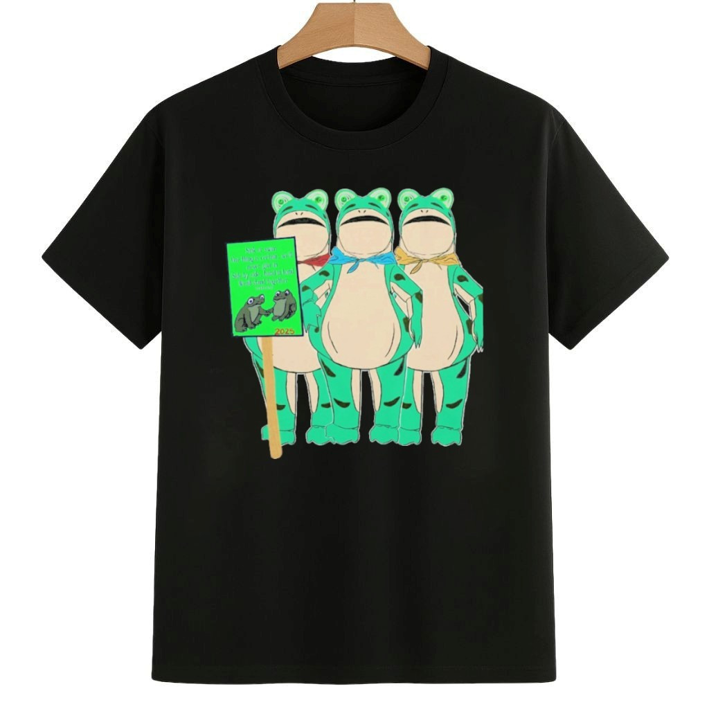 Portland Frog Protest Ensemble 2025 Anti ICE Shirt No Kings 8647 Movement Merch