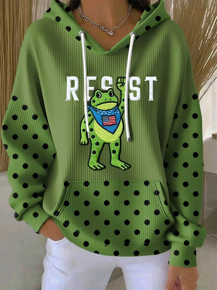 Portland Frog Protest Hoodie Portland Frog Against ICE Hoodie Gifts For Patriots