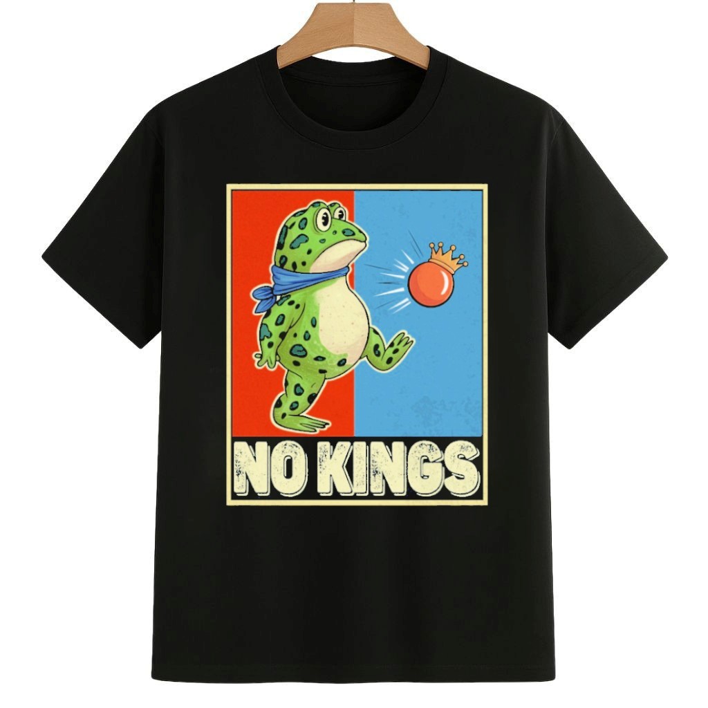 Portland Frog Protest Resist No Kings 8647 Retro 2025 Shirt Pro Democracy Frog Merch