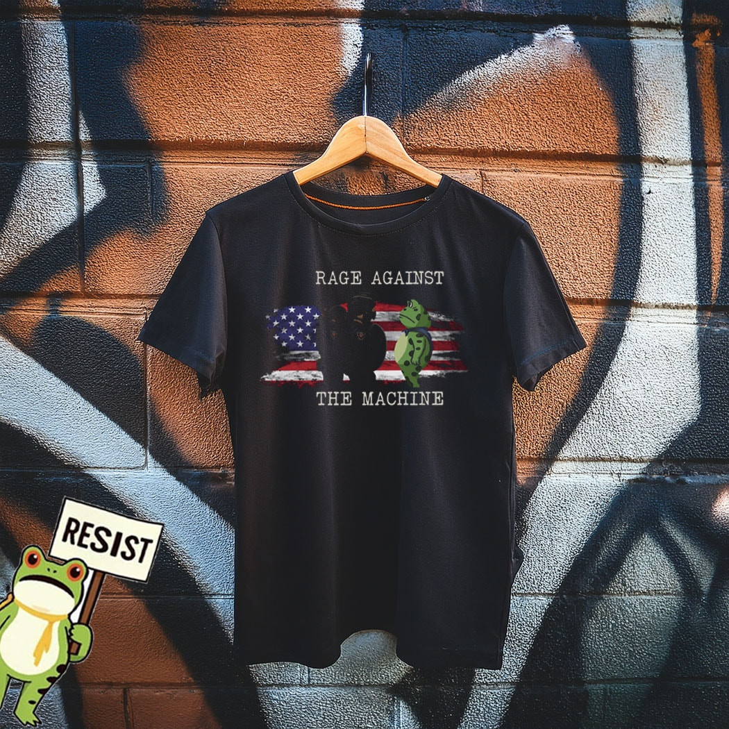 Portland Frog Protest Shirt, Rage Against The Machine Shirt Anti ICE Frog Merch