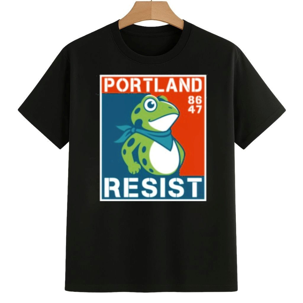Portland Frog Resist 86 47 Anti ICE Shirt Abolish ICE Protest Merch