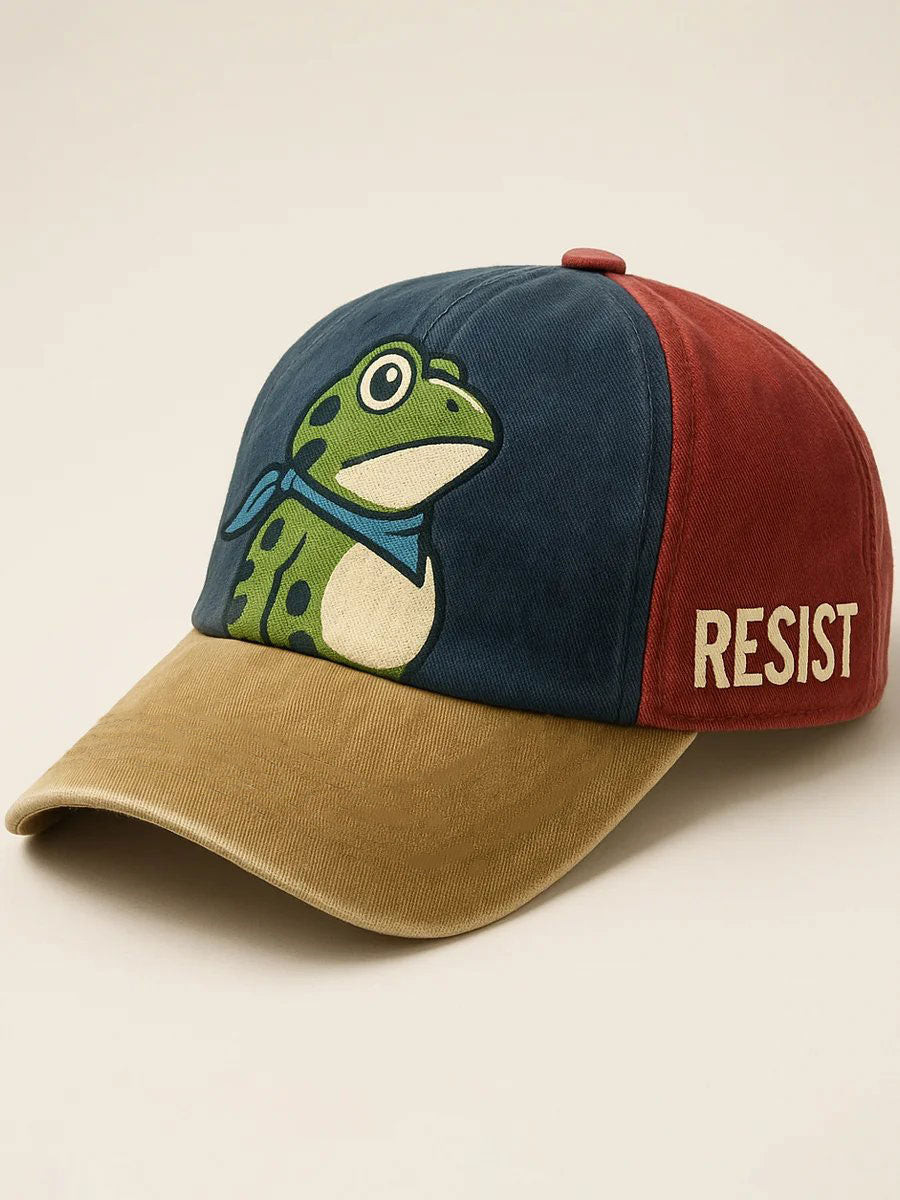 Portland Frog Resist Hat 8647 Hat Portland Frog Against ICE Merch Dad Gifts