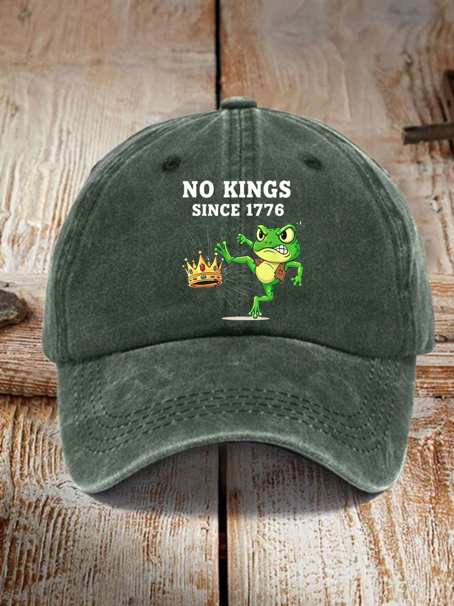 Portland Frog Resist Hat No Kings Since 1776 Hat Portland Frog Merch Gifts for Democracy
