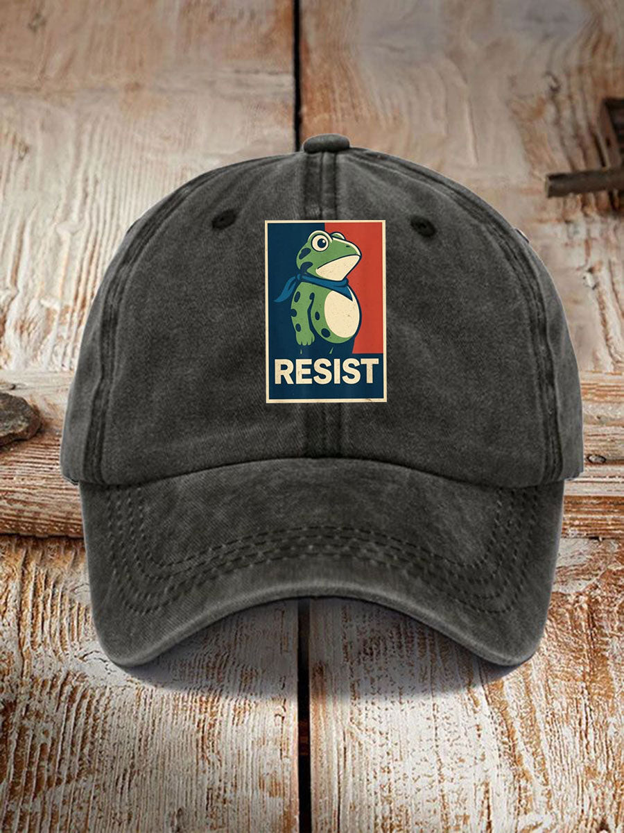 Portland Frog Resist Hat Pro Democracy Hat Resist Frog Merch Gifts for Liberal Friends