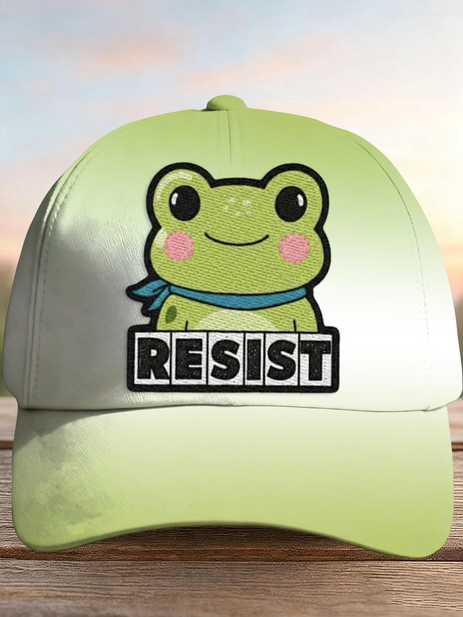 Portland Frog Resist Hat Resort FDT Polish Frog Hat Anti Fascism Merch Gifts For Democracy