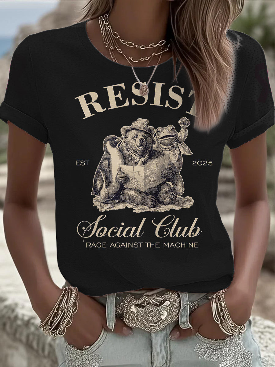 Portland Frog Resist Shirt FDT Frog Against The Machine T-Shirt Gifts for Liberal Friends