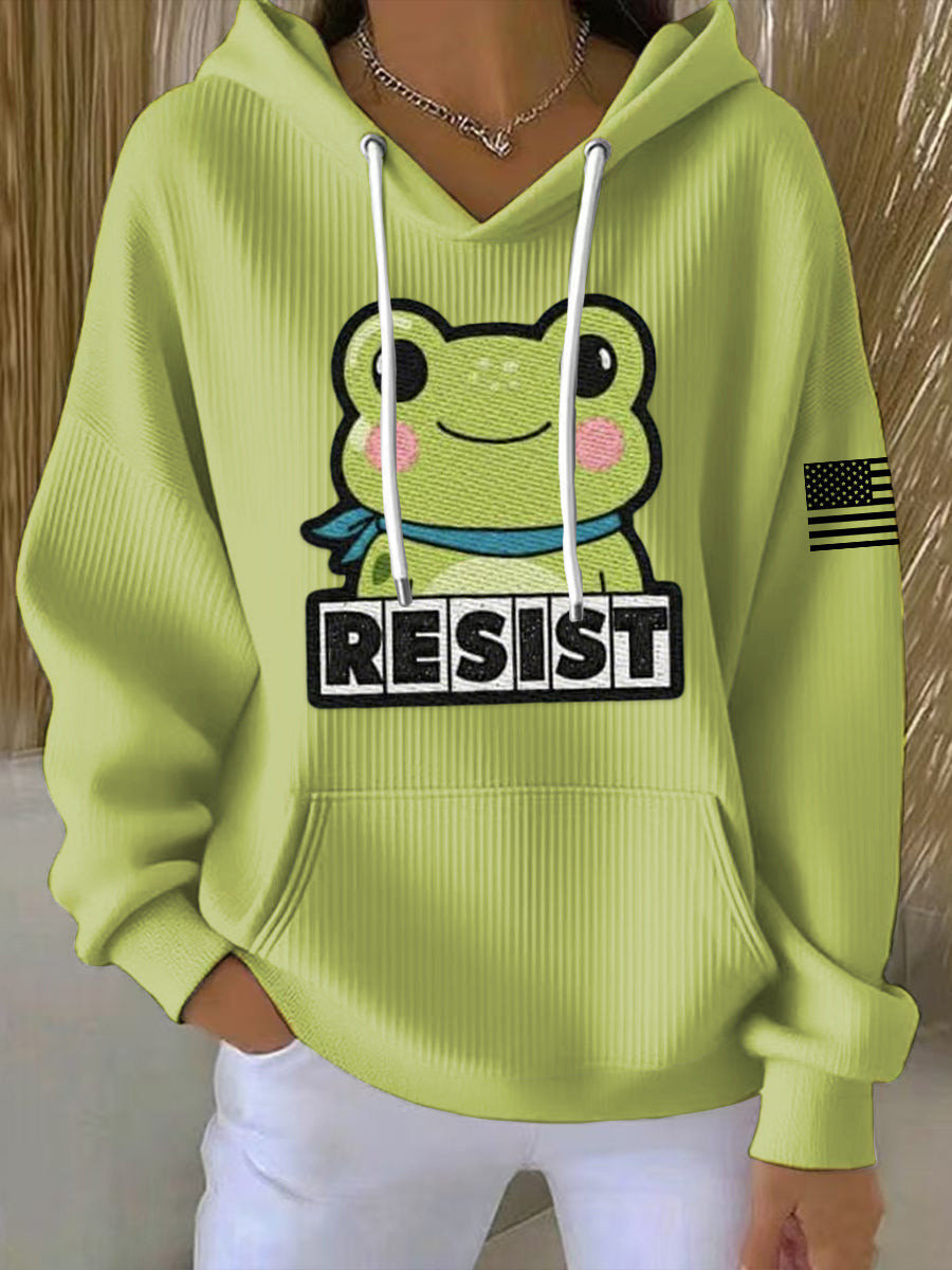Portland Frog Resist Shirt FDT Polish Frog Hoodie Gifts for Liberal Friends