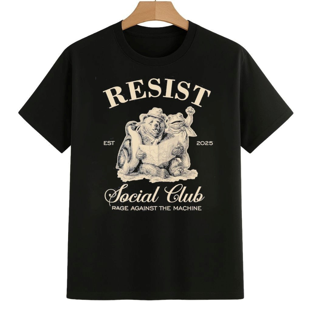 Portland Frog Resist Social Club Shirt Anti Fascism Frog Merch