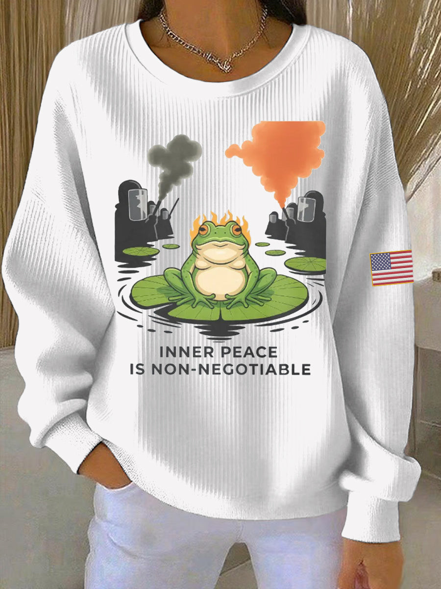 Portland Frog Resist Sweatshirt Anti Fascism Frog Sweatshirt No Kings In America Merch Gifts
