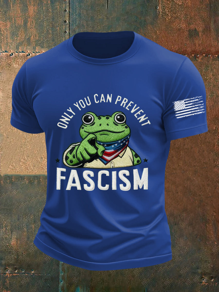 Portland Frog Shirt Only You Can Prevent Fascism T-shirt Anti Fascism Apparel Dad Gifts