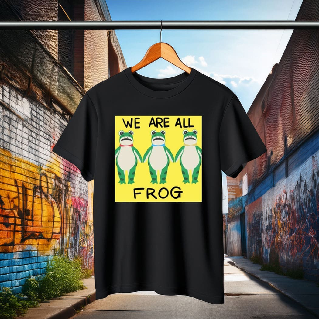 Portland Frog We Are All Frog T-shirt No Kings 8647 Movement Merch