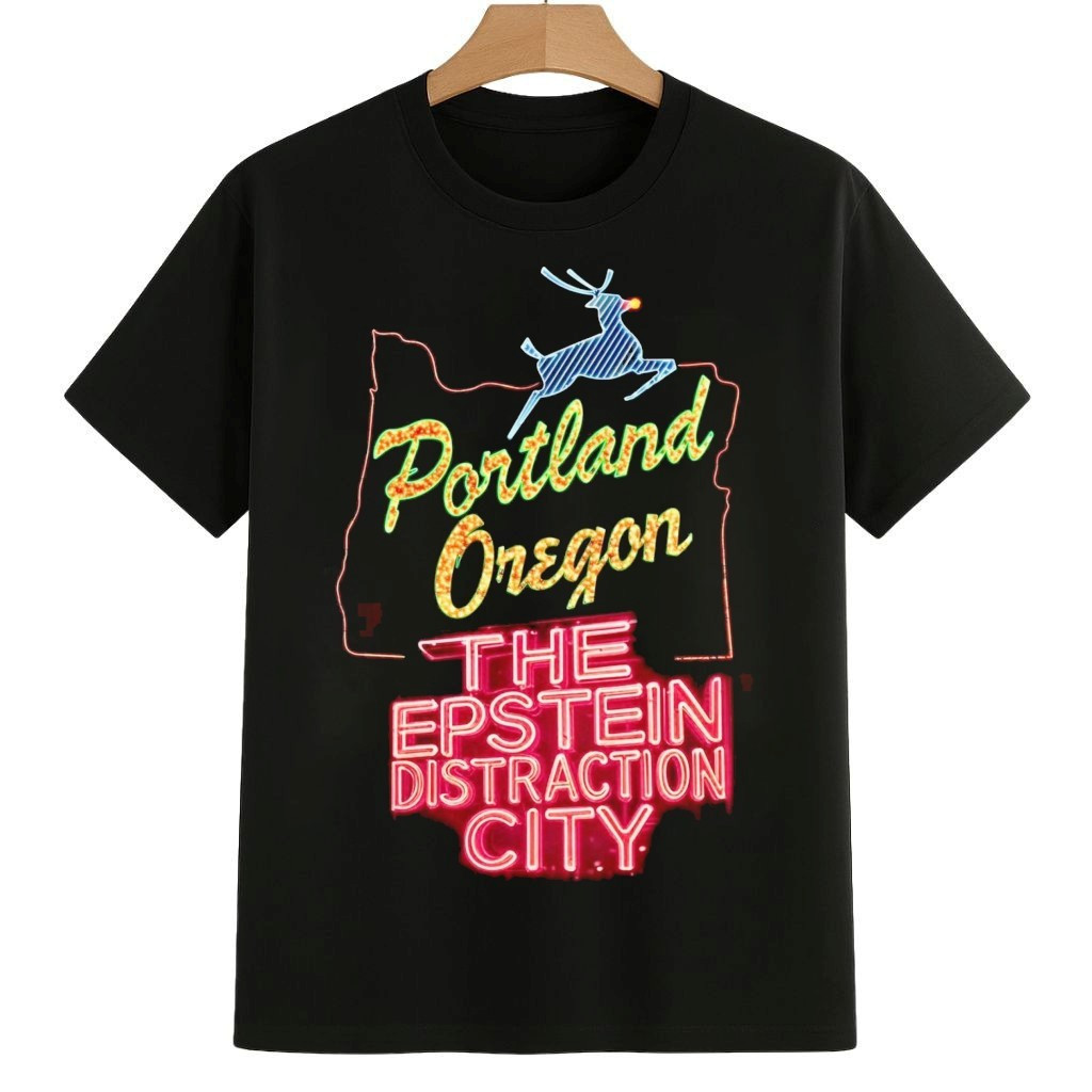 Portland Oregon The Epstein Distraction City Shirt Anti Fascism Frog Merch