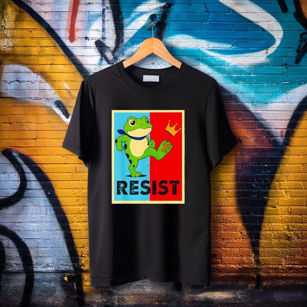 Portland Protest No Kings Frog Shirt Anti Fascism Frog Merch