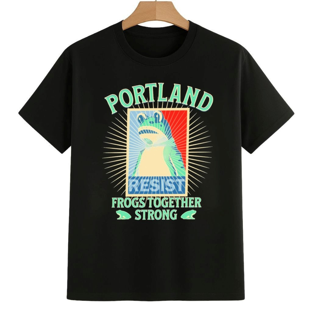 Portland Resist Frog Together Strong Shirt Anti ICE Frog Merch