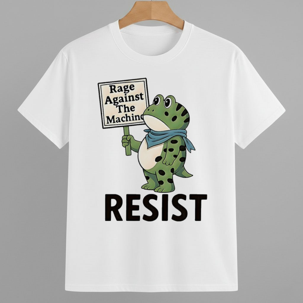 Rage Against The Machine Resist Portland Frog Protest Anti ICE Shirt 8647 Freedom Movement Merch