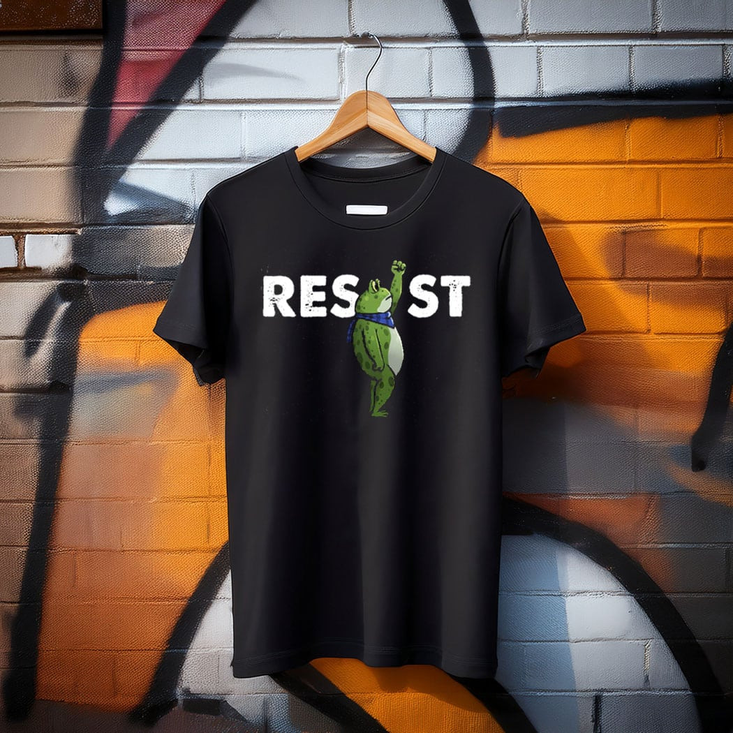 Resist Frog Portland Frog Protest Tee Shirts Pro Democracy Frog Merch